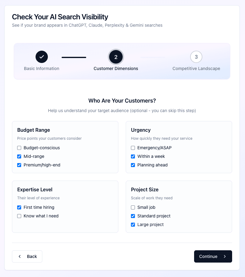 Step 2: Define your target customers